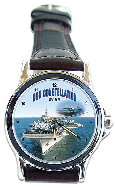 USS Constellation CV-64 Wrist Watch